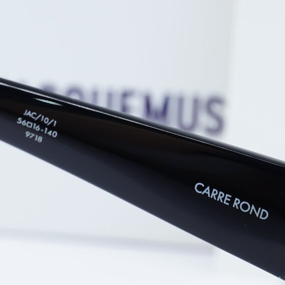 Jacquemus CARRE ROND JAC/10 C1 Geometric Sunglasses - Black\Grey - Picture 6 of 11
